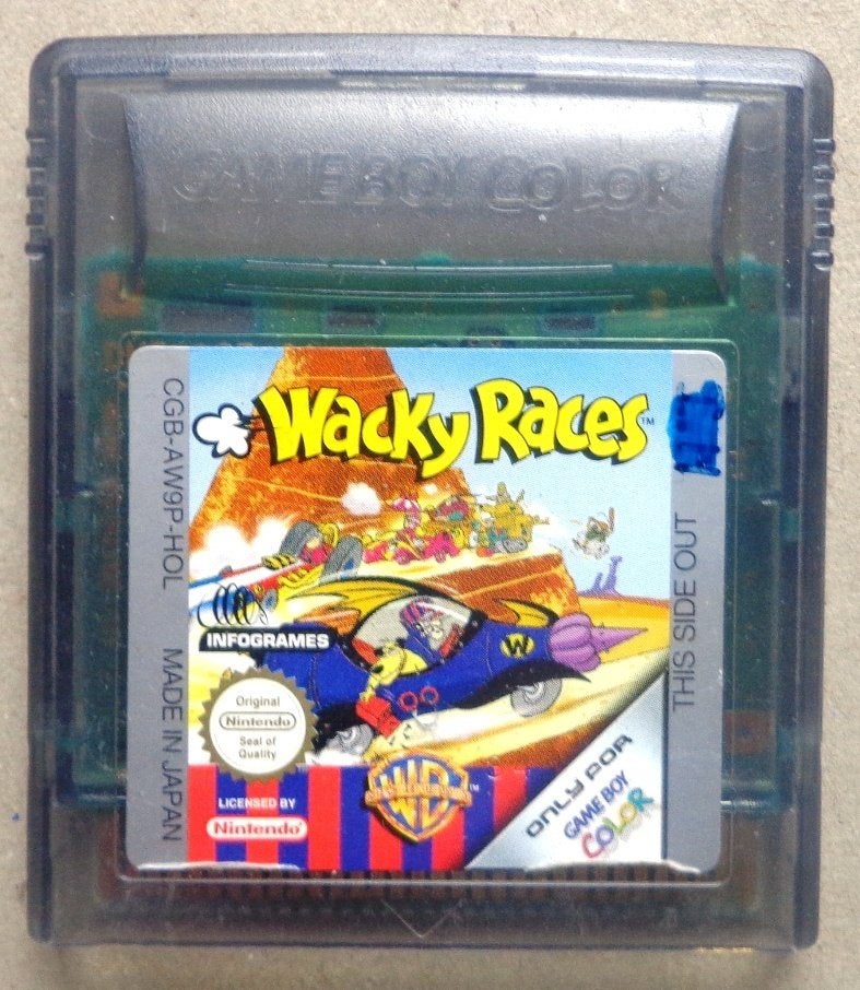 Wacky Races voor de Gameboy Color en Advance, Games en Spelcomputers, Games | Nintendo Game Boy, Ophalen of Verzenden, Gebruikt