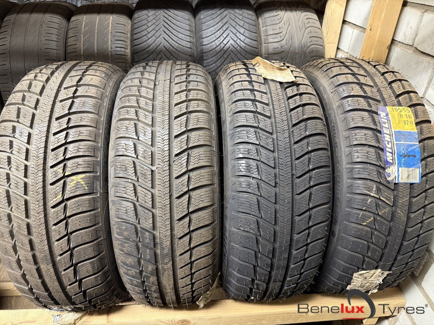 winter 195/55R16 87H Michelin 195/55 R16 195/55/15 1955516, -, Nieuw, Band(en), 195 mm