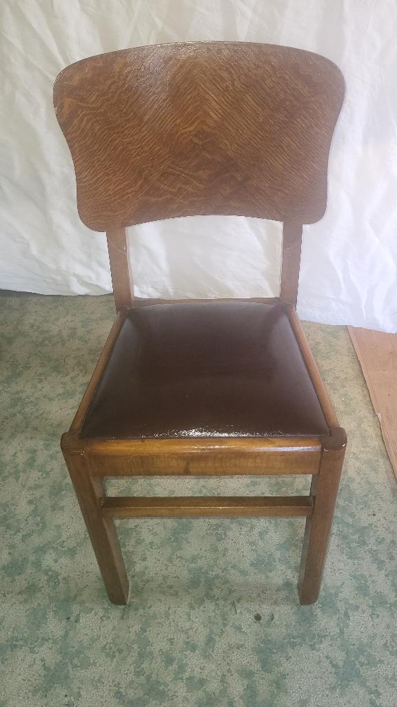 lot van 8 oude stoelen jaren 50 gratis afhalen, Antiek en Kunst, Ophalen
