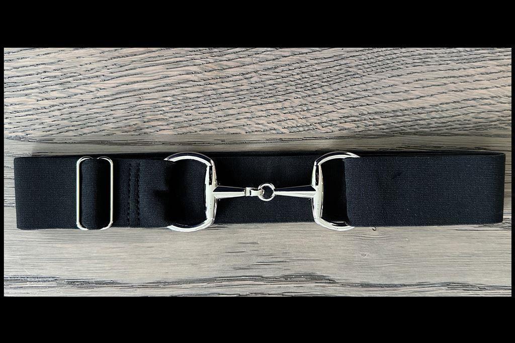 Zwart - Zilver - Paardrij Riem - Trensriem - Paardrijriem -, Ophalen of Verzenden, Nieuw, Western, Overige typen