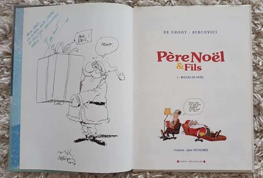 BD Père Noël & Fils 1 De Groot Bercovici Dédicace EO Neuf, Divers, Noël, Neuf, Enlèvement ou Envoi