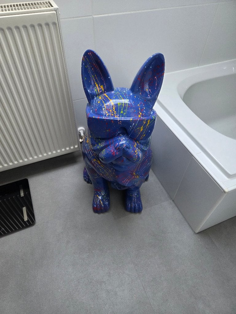 Polyester hond te koop, Ophalen, Blauw, Kunststof, Zo goed als nieuw
