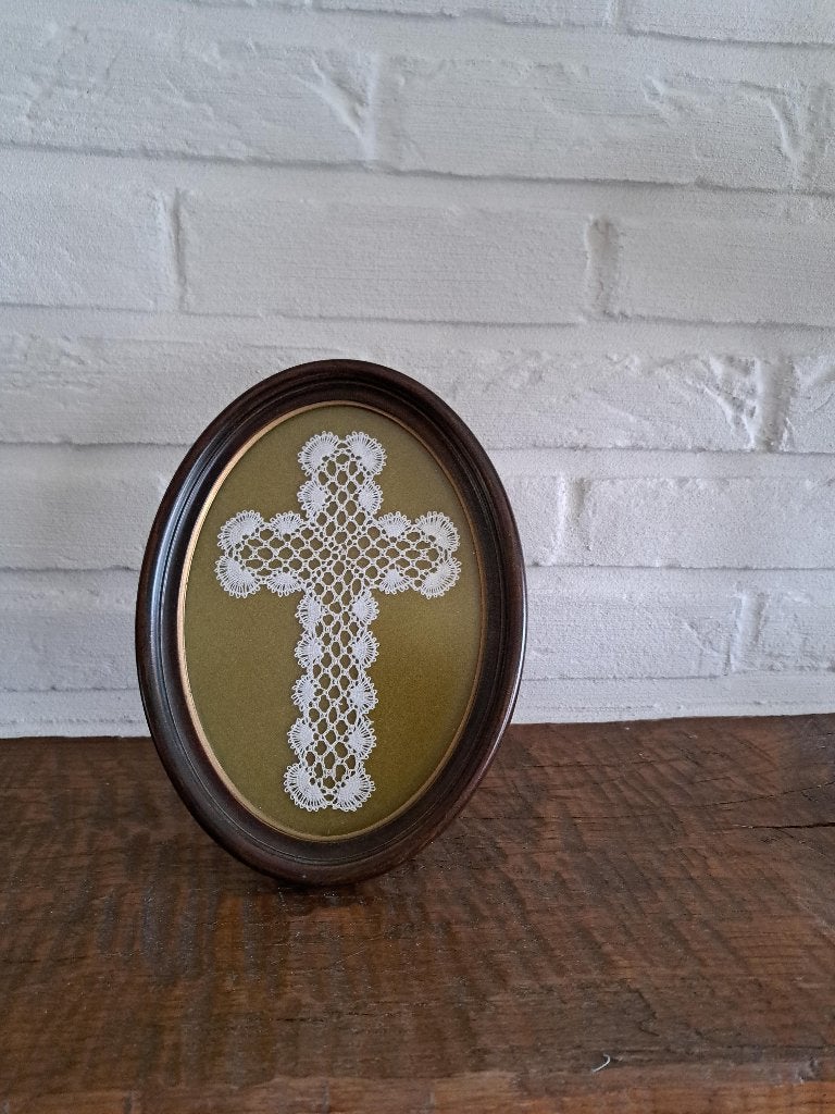handgemaakt kruisje NIEUW, Ophalen of Verzenden, Nieuw, Hout, Vintage