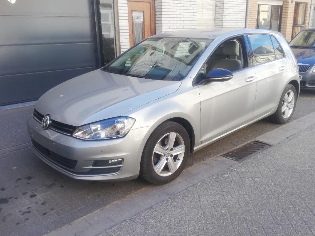 Volkswagen Golf 7 1.6 Tdi, Auto's, Euro 5, 1600 cc, Alcantara, Beige