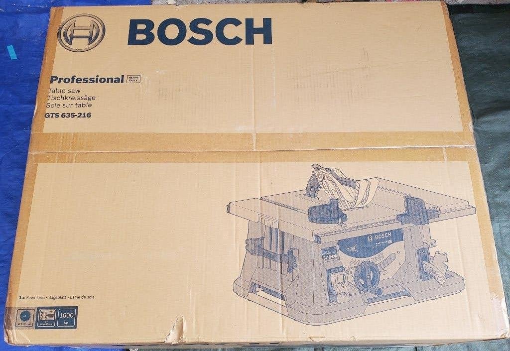 NIEUW Bosch Professional GTS 635-216 Zaagtafel., Doe-het-zelf en Bouw, Ophalen, Nieuw, Bosch