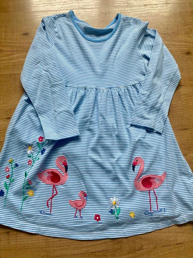 Jurkje flamingo maat 116, Ophalen of Verzenden, Zo goed als nieuw