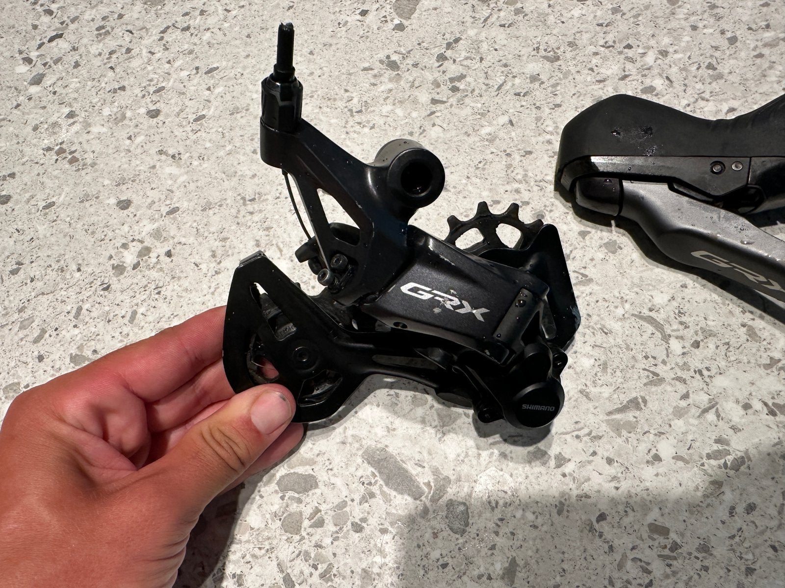 SHIMANO GRX RD-RX822 GS achterderailleur (12-speed), Fietsen en Brommers, Fietsonderdelen, Ophalen of Verzenden, Gebruikt
