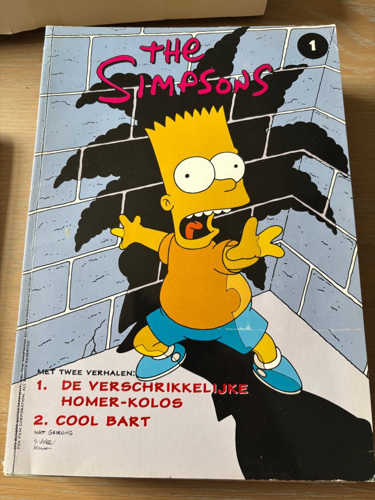 18 strips van the simpsons, Boeken, Strips | Comics, Ophalen, Zo goed als nieuw