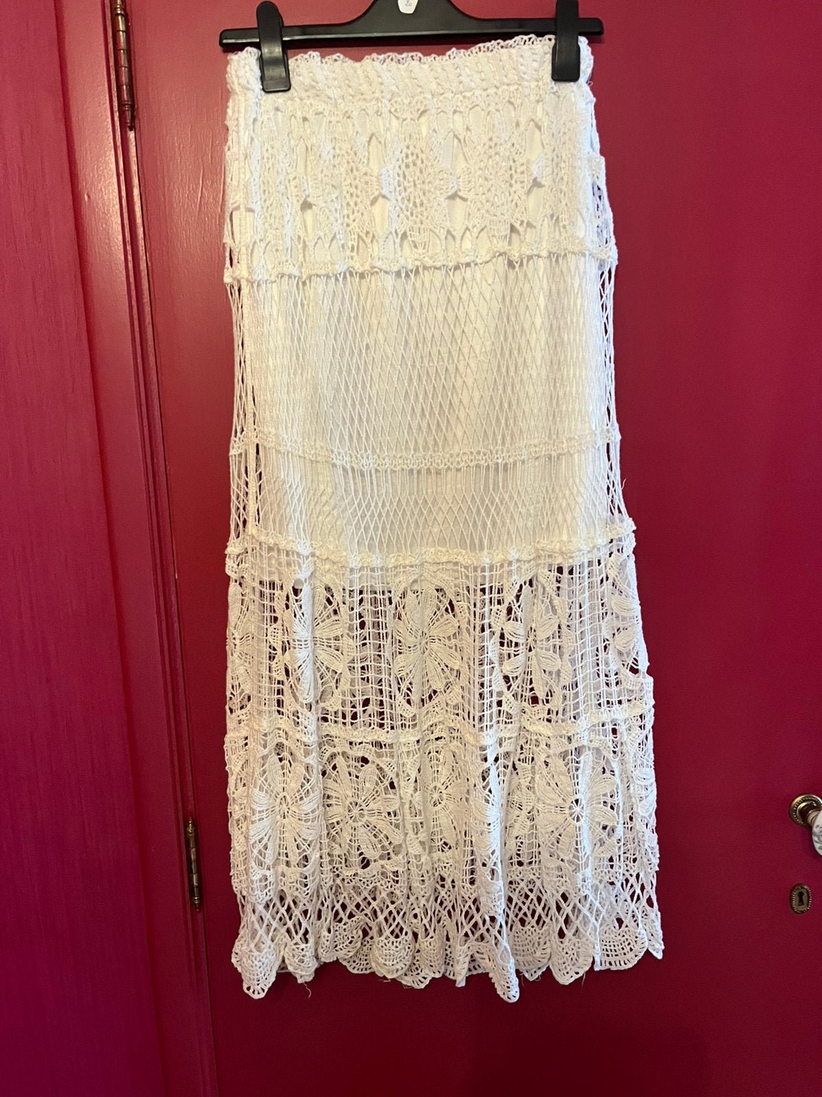 Nog nieuwe witte lange zomerse rok gevoerd, Kleding | Dames, Rokken, Ophalen of Verzenden, Nieuw