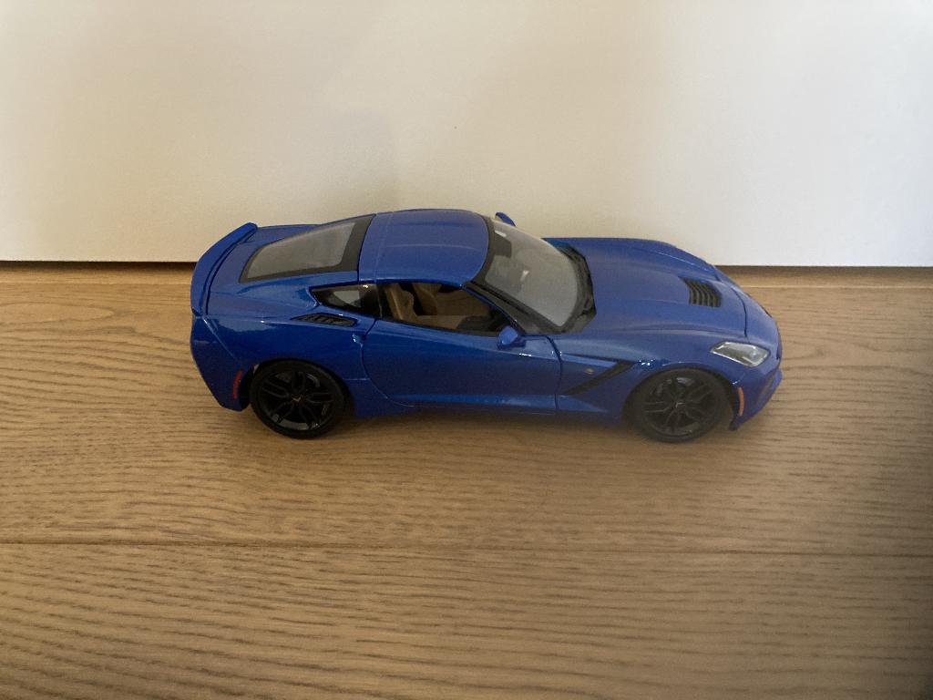 Corvette Stingray 2014 Schaalmodel 1:18, Ophalen, Nieuw, Auto, Burago