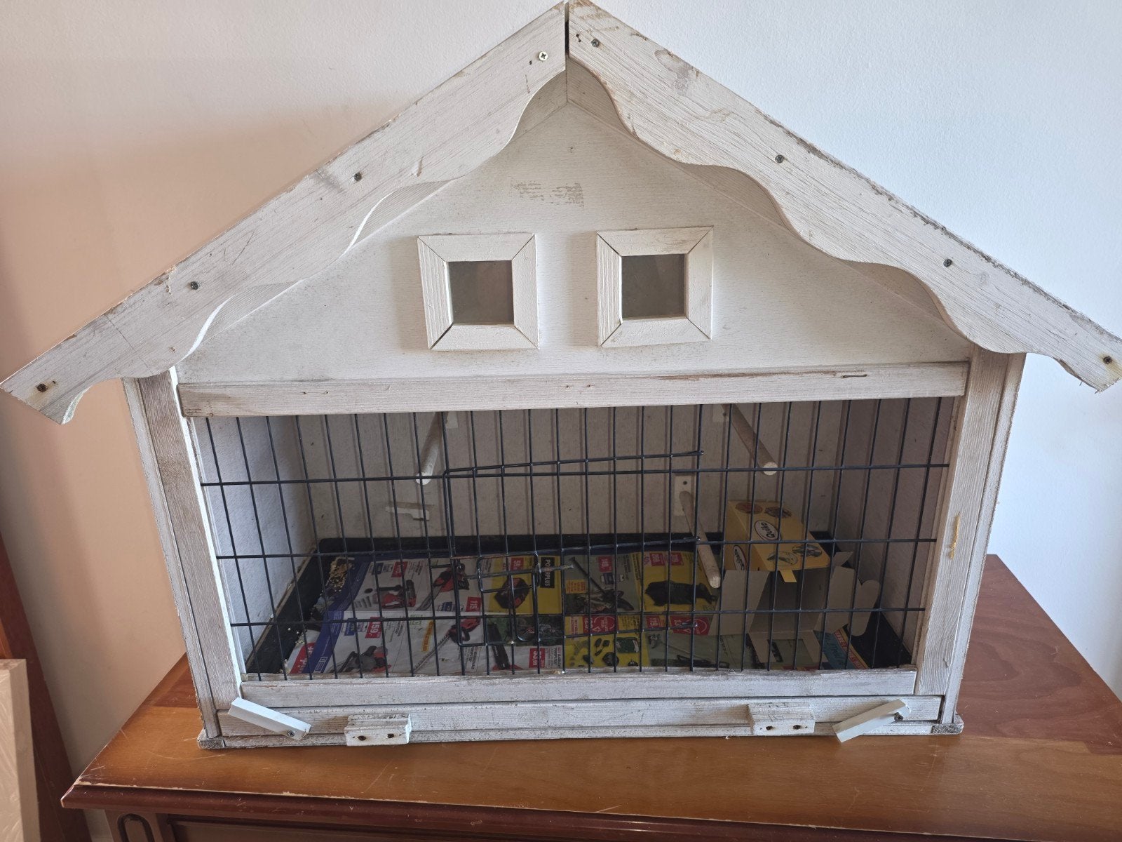buitenkooi vogel, Enlèvement, Cage à oiseaux