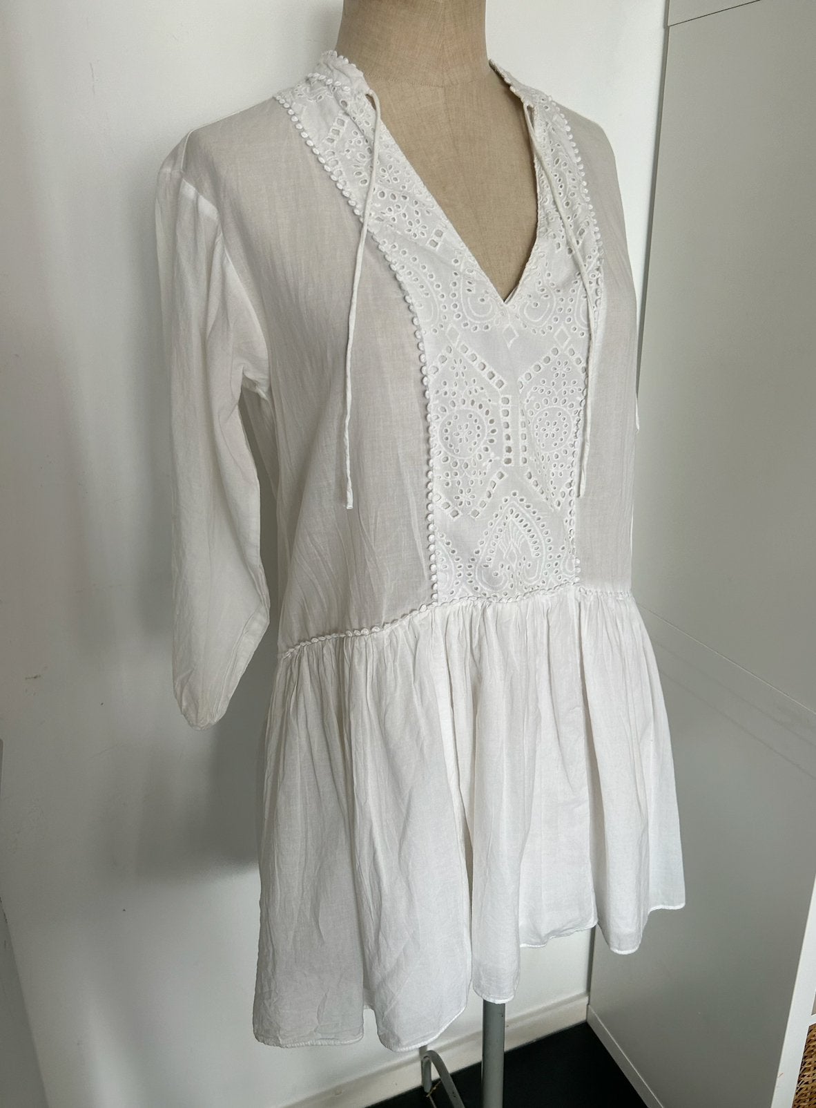 Robe d'été en coton blanc H&M comme neuve taille S, Vêtements | Femmes, Robes, Enlèvement ou Envoi, Comme neuf