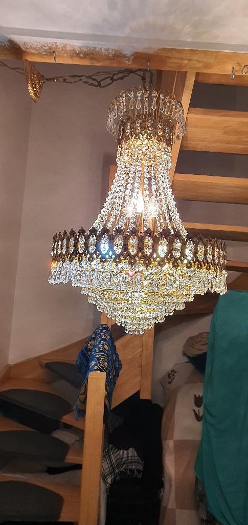 kristallen en antieke luster, Antiek en Kunst, Antiek | Verlichting, Ophalen