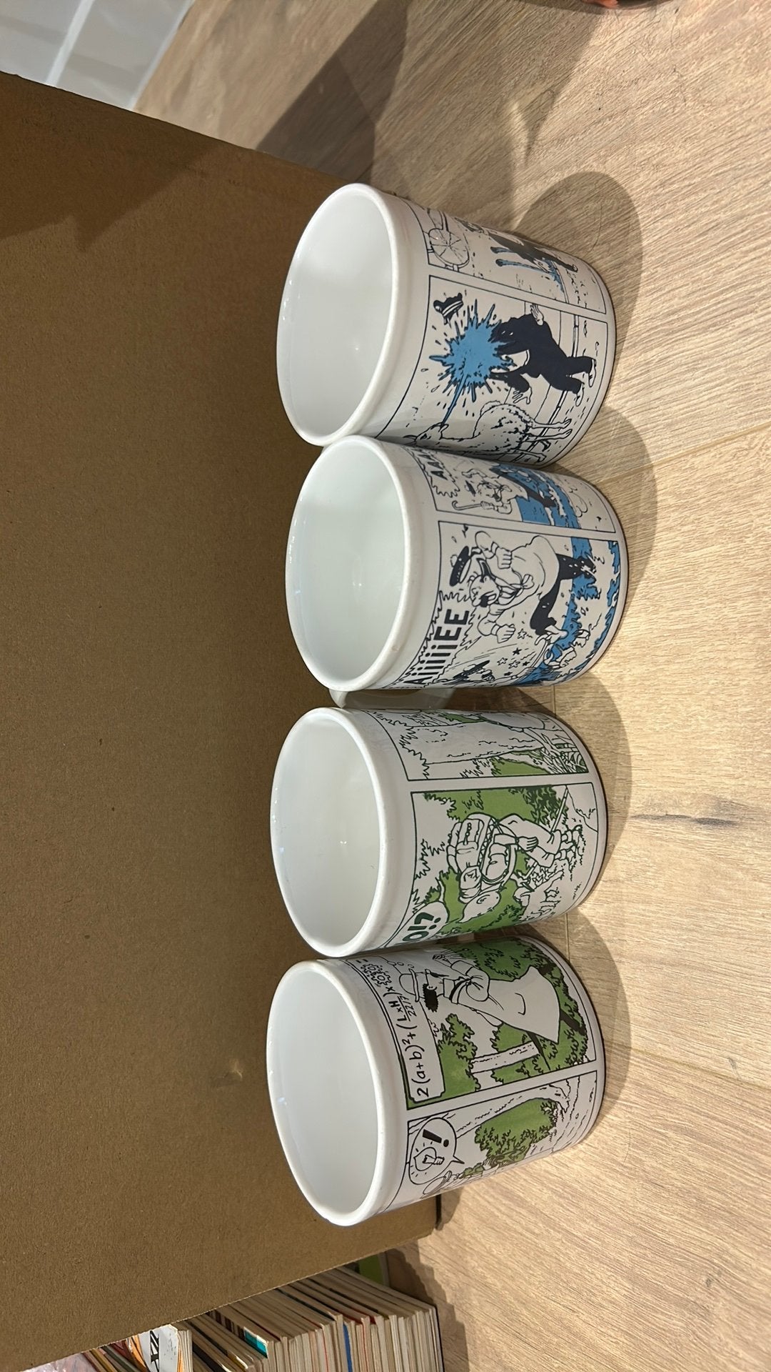 Tintin kuifje planta complete set 1980, Enlèvement ou Envoi, Tintin, Comme neuf