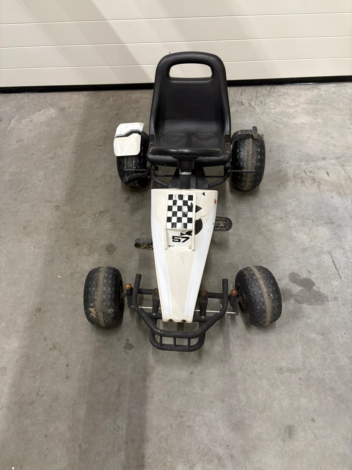 Kinder Gocart, Ophalen, Gebruikt