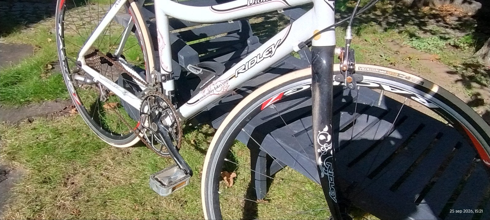 Zeer mooie damesfiets Ridley Dione, 50 à 53 cm, Enlèvement, Comme neuf, Frein sur jante