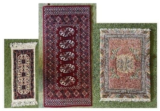 3 tapis, Enlèvement ou Envoi, Rouge