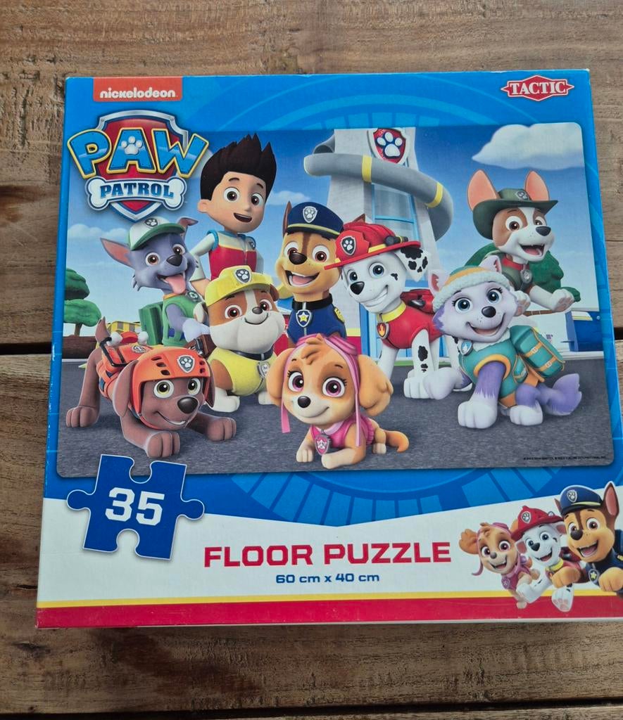 Paw Patrol Grote Floor Puzzel 35 stukken, Ophalen, 10 tot 50 stukjes, Nieuw