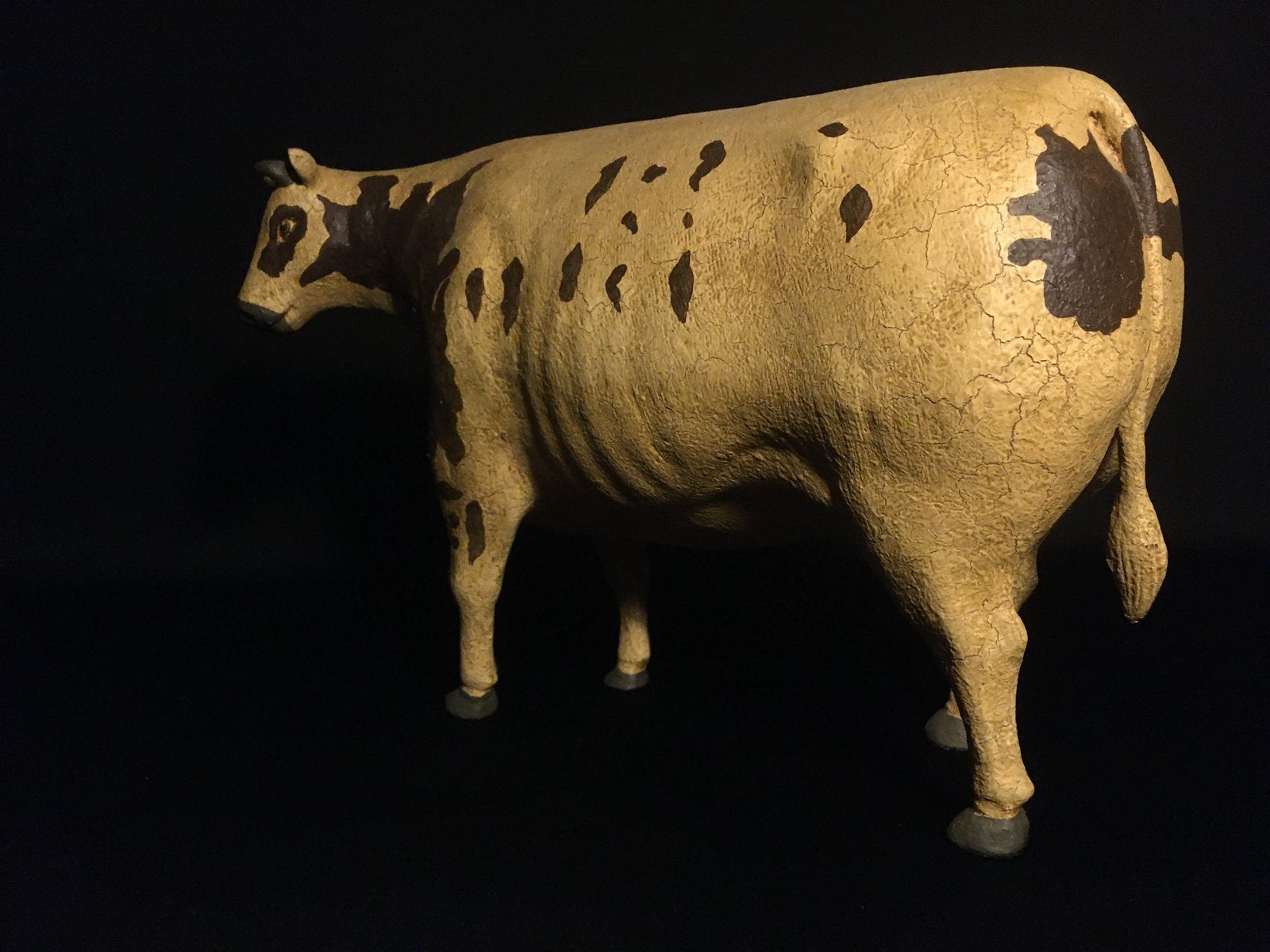 Vintage butcher display cow 1940’s, Ophalen, Gebruikt, Dier