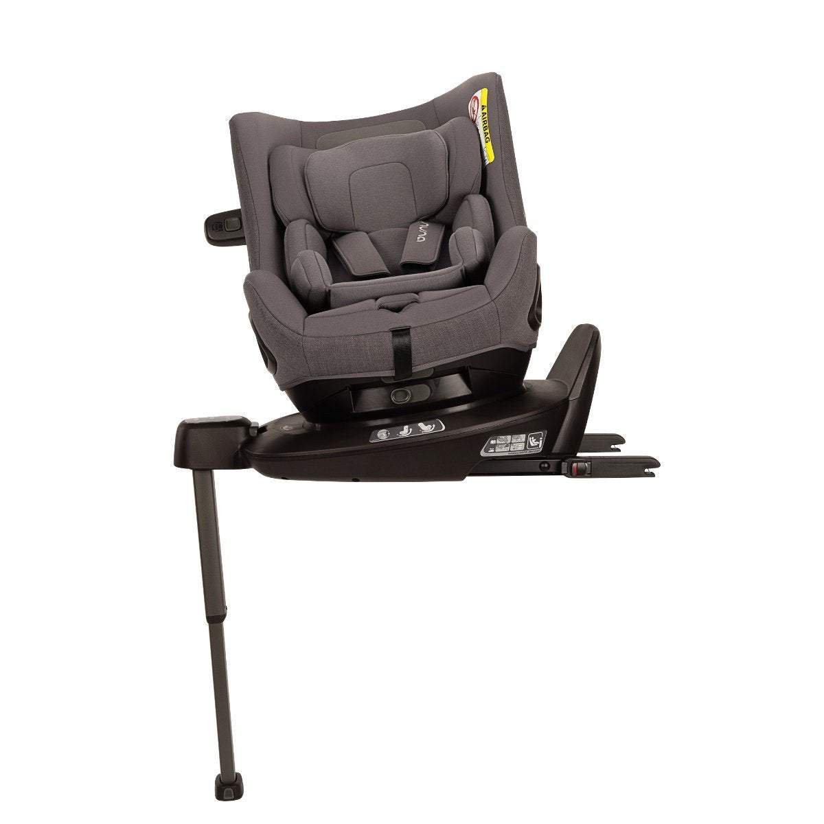 Nuna Pruu Granite | ISOFIX draaibaar autostoeltje | 0-4j, Kinderen en Baby's, Autostoeltjes, Zo goed als nieuw, Overige merken