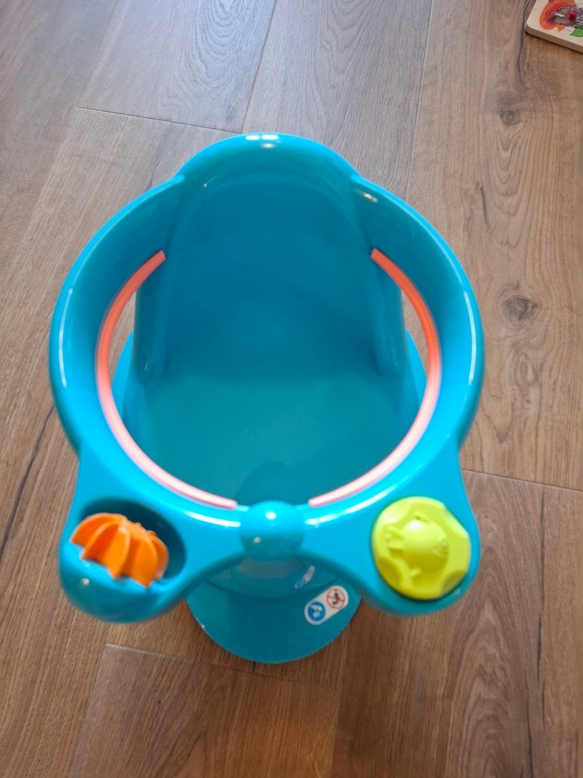 Tigex badring baby badstoeltje blauw, Enfants & Bébés, Bains & Soins, Enlèvement, Comme neuf, Siège de bain ou Anneau de bain