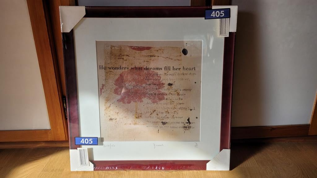 Twee litho´s Natasha Pirnay, origineel getekend, Enlèvement