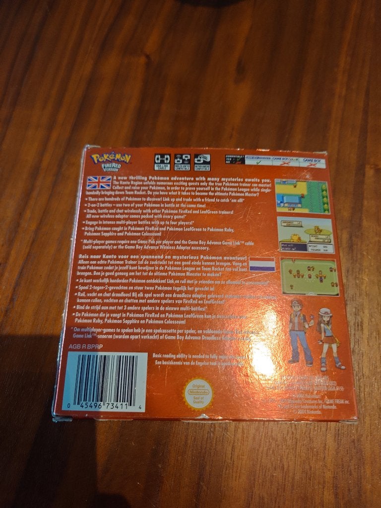 Pokémon FireRed, Games en Spelcomputers, Ophalen, 1 speler, Zo goed als nieuw, Role Playing Game (Rpg)