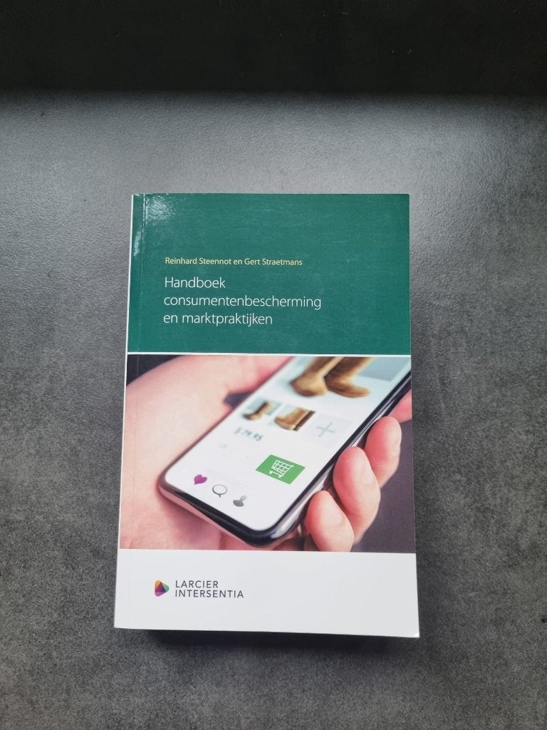 Handboek consumentenbescherming en marktpraktijken, Boeken, Ophalen of Verzenden, Nieuw, Hoger Onderwijs, Intersentia