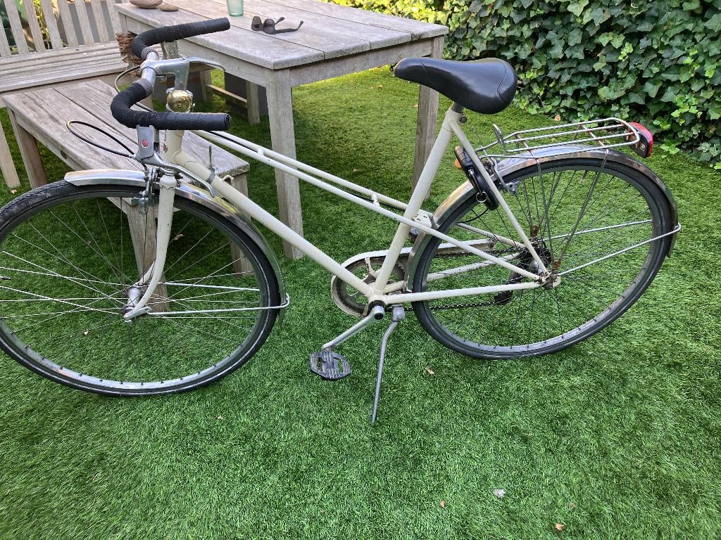vintage koersfiets Raleigh, Fietsen en Brommers, Gebruikt, Velgrem, Versnellingen, 50 tot 53 cm