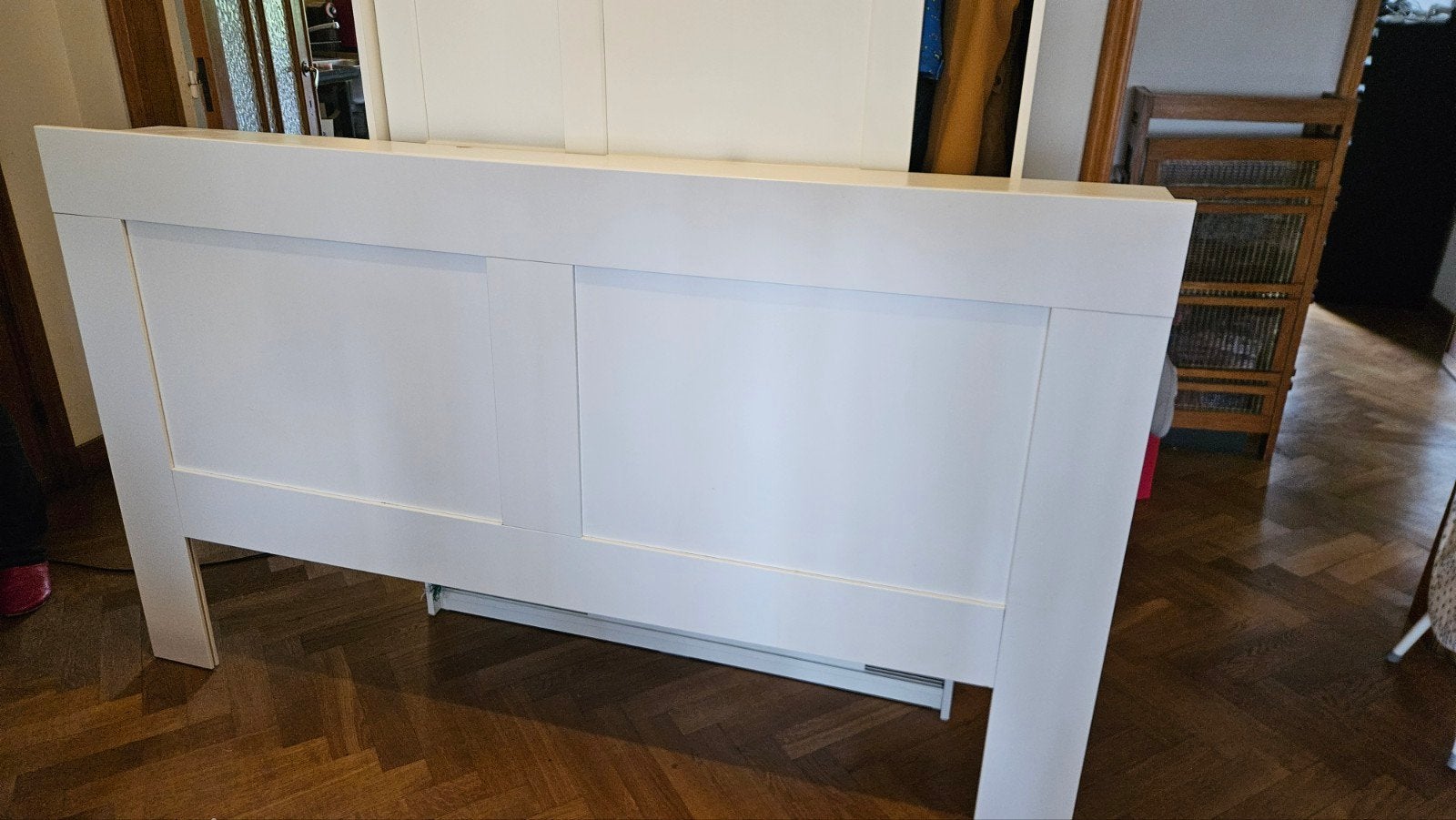 tête de lit IKEA BRIMNES 180cm, Maison & Meubles, Comme neuf, Enlèvement, Blanc, Deux personnes