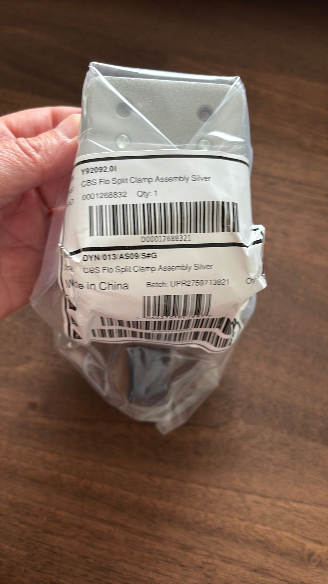 CBS Flo split Clamp Assembly Silver - nieuw, Ophalen, Nieuw