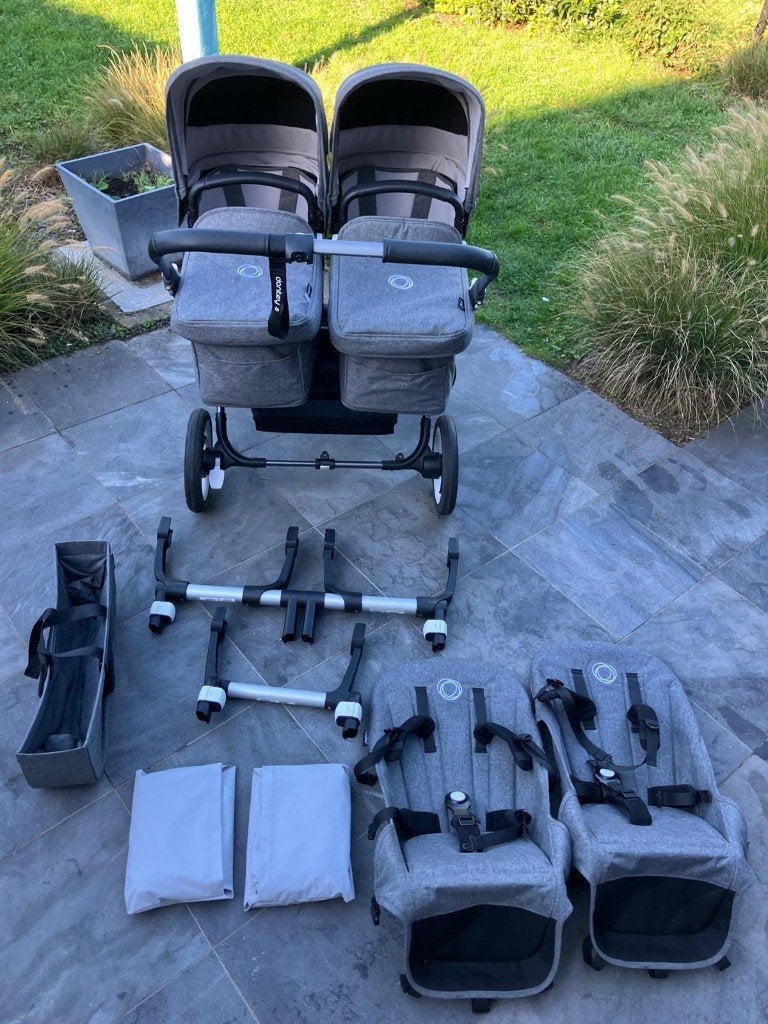 Bugaboo donkey 5 twin, Ophalen, Gebruikt, Combiwagen, Bugaboo