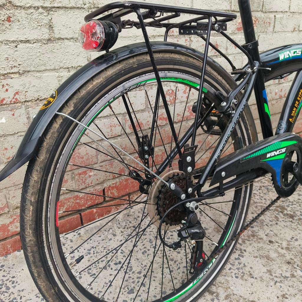 Jongensfiets van Wings, Ophalen, Versnellingen, Wings, Gebruikt