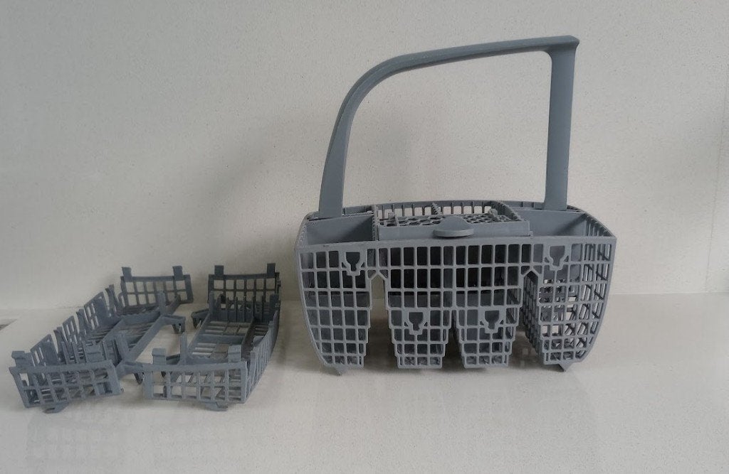 Panier à couverts ATAG + couvercle + 2 pièces séparées, Electroménager, Enlèvement ou Envoi, Utilisé