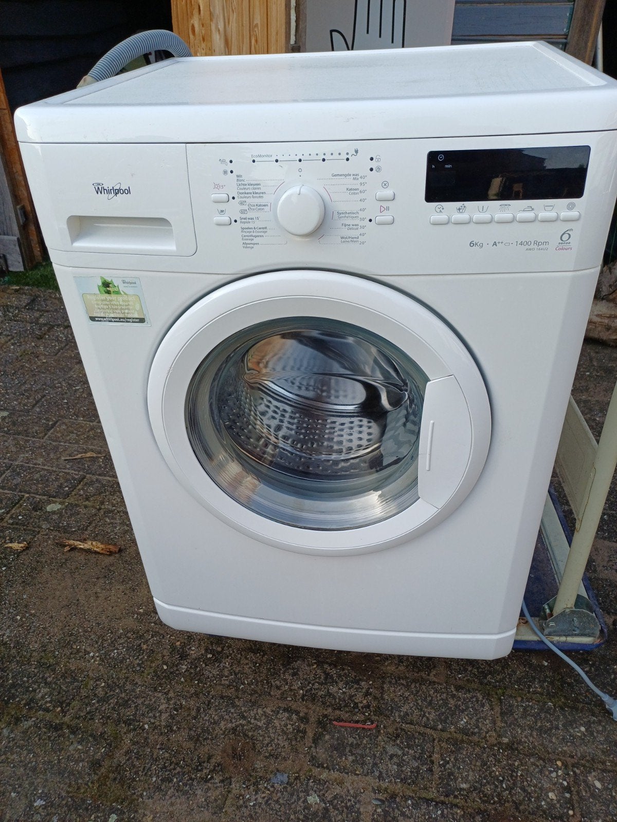 Whirpool wasmachine 6kg, Ophalen