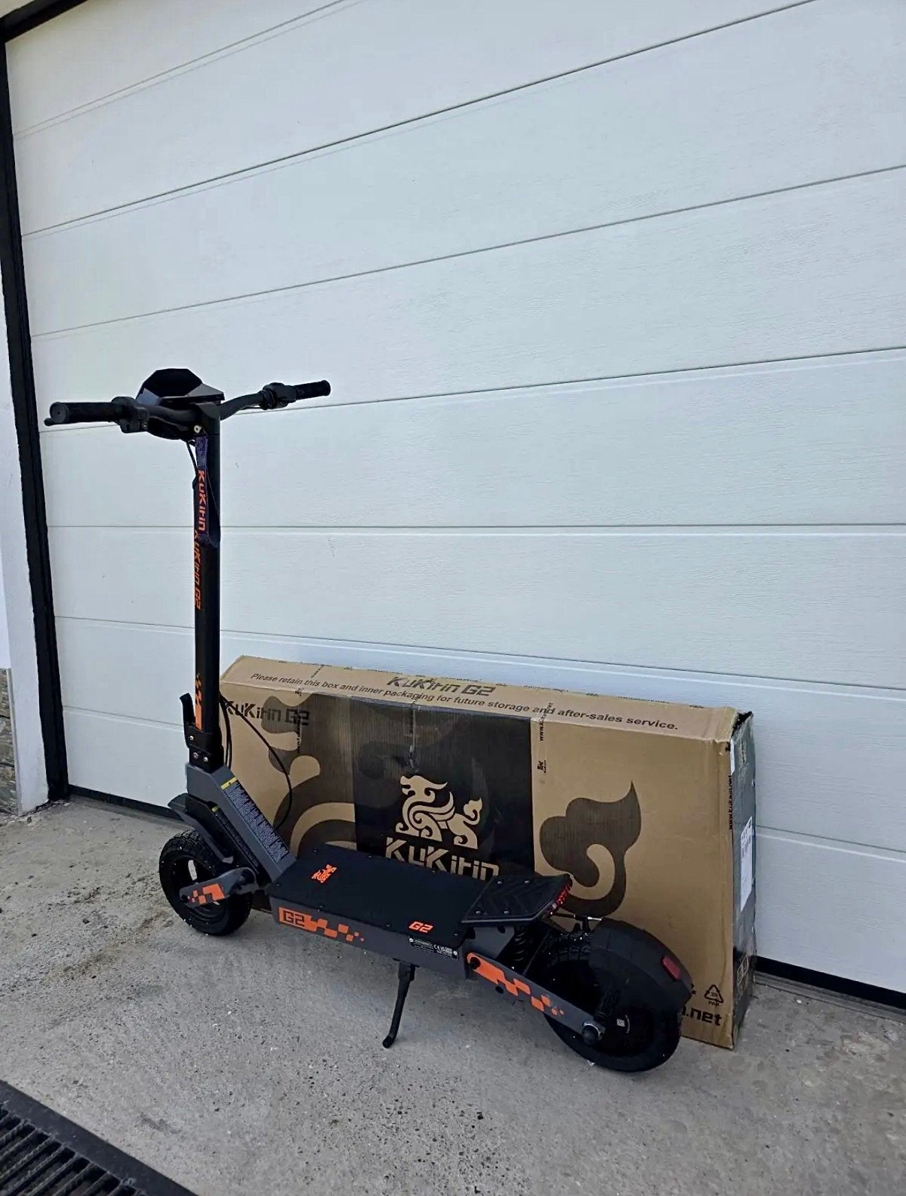 Kukirin G2, Enlèvement, Neuf