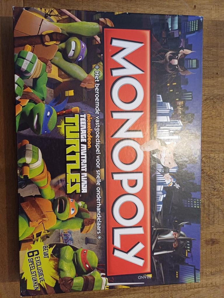 Tortues Monopoly Ninja, Hobby & Loisirs créatifs, Enlèvement ou Envoi
