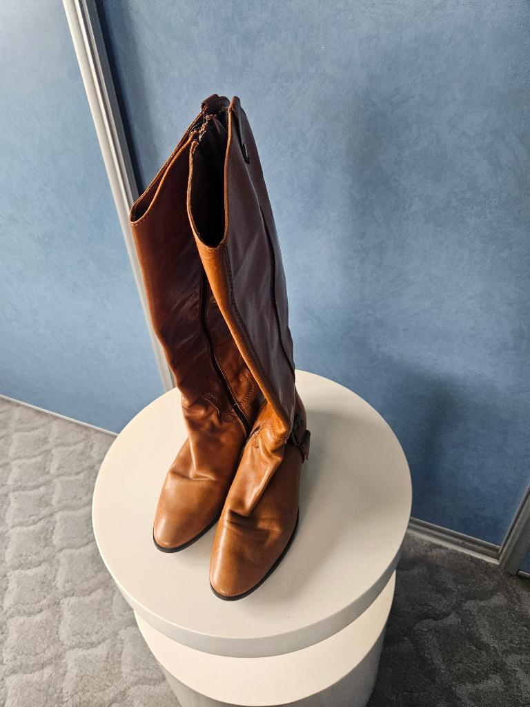 Vintage laarzen Lavorazione, Kleding | Dames, Schoenen, Hoge laarzen, Bruin, Ophalen of Verzenden, Lavorazione Artigiana