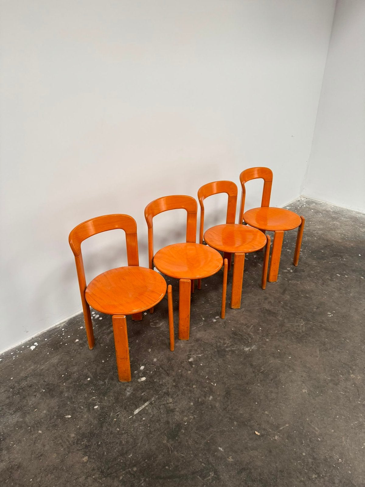 Kusch Co Bruno Rey Hay stoelen, Huis en Inrichting, Barkrukken, Zo goed als nieuw, Hout, Ophalen