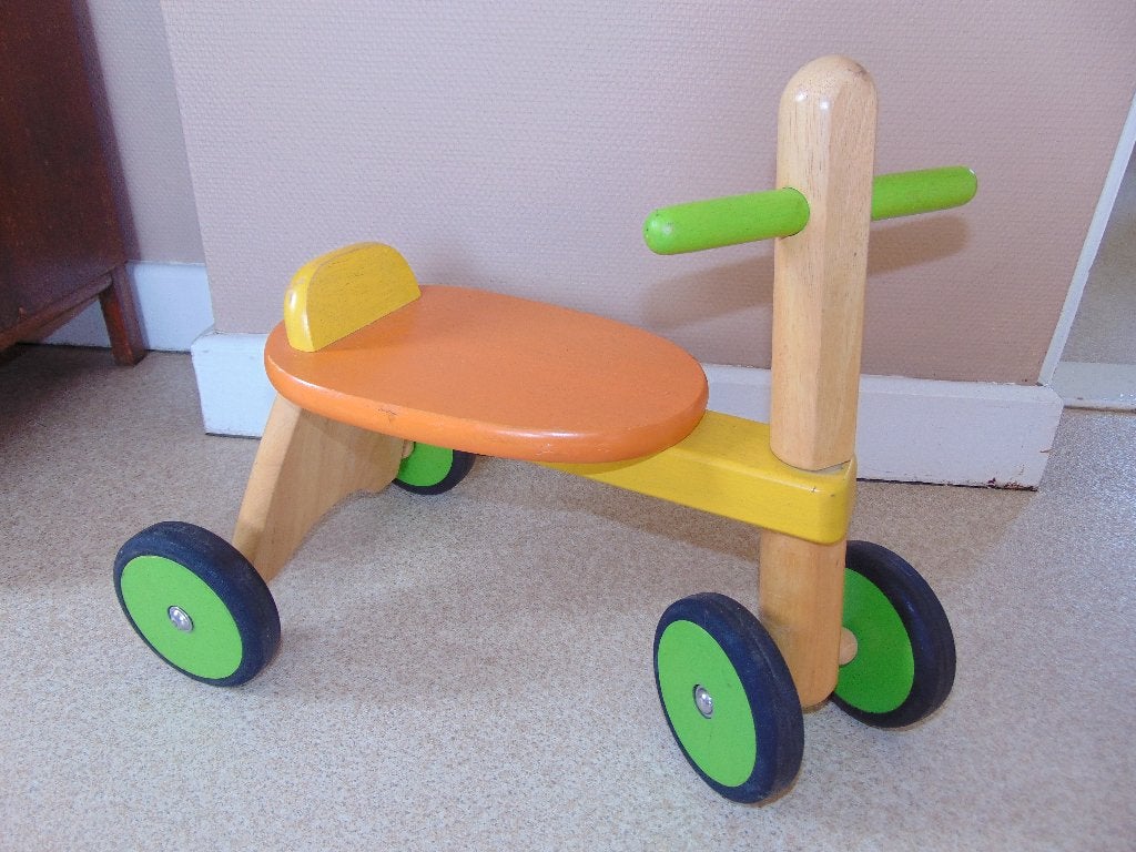 Loopfiets in hout, Kinderen en Baby's, Ophalen, Gebruikt, Loopfiets