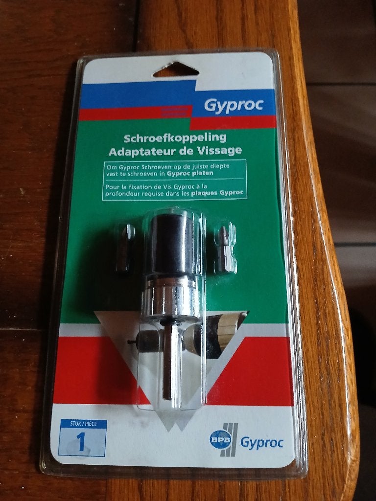 Gyproc adaptateur de vissage. Il est neuf et sous cello., Enlèvement ou Envoi, Neuf, Vis