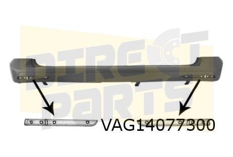 Volkswagen T5 II (10/09-7/15) 6/12-6/13 achterbumper (7G9 gr, Auto-onderdelen, -, Volkswagen, -, Nieuw