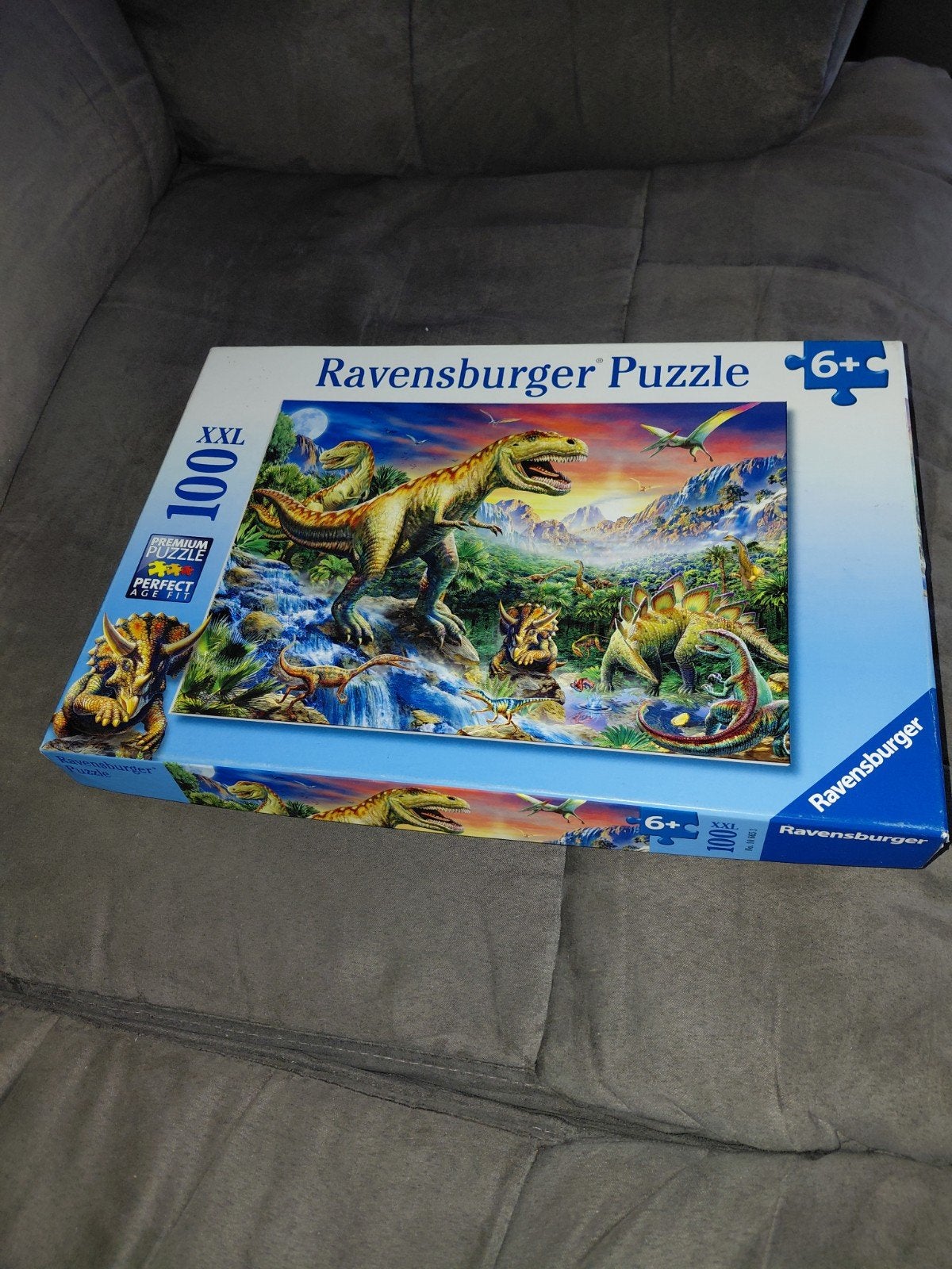 puzzles dinosaures 100 pièces, Ophalen