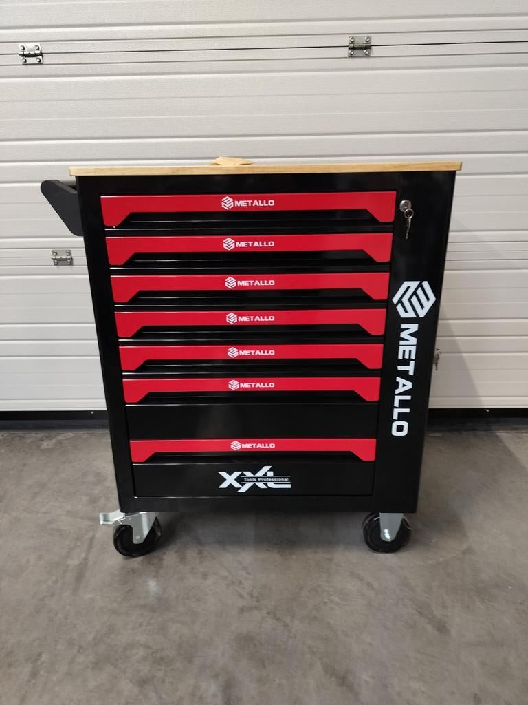 Metallo gereedschapswagen 7lades-6 gevuld .Nieuw, Autos : Divers, Outils de voiture, Neuf, Enlèvement