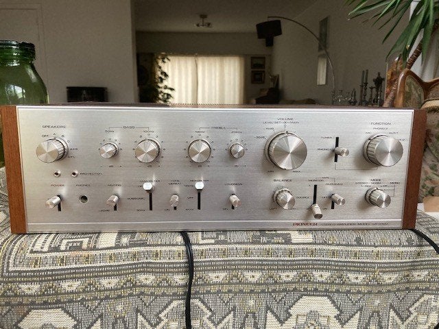 versterker PIONEER SA-9100, Audio, Tv en Foto, Versterkers en Ontvangers, Ophalen, Gebruikt, Pioneer