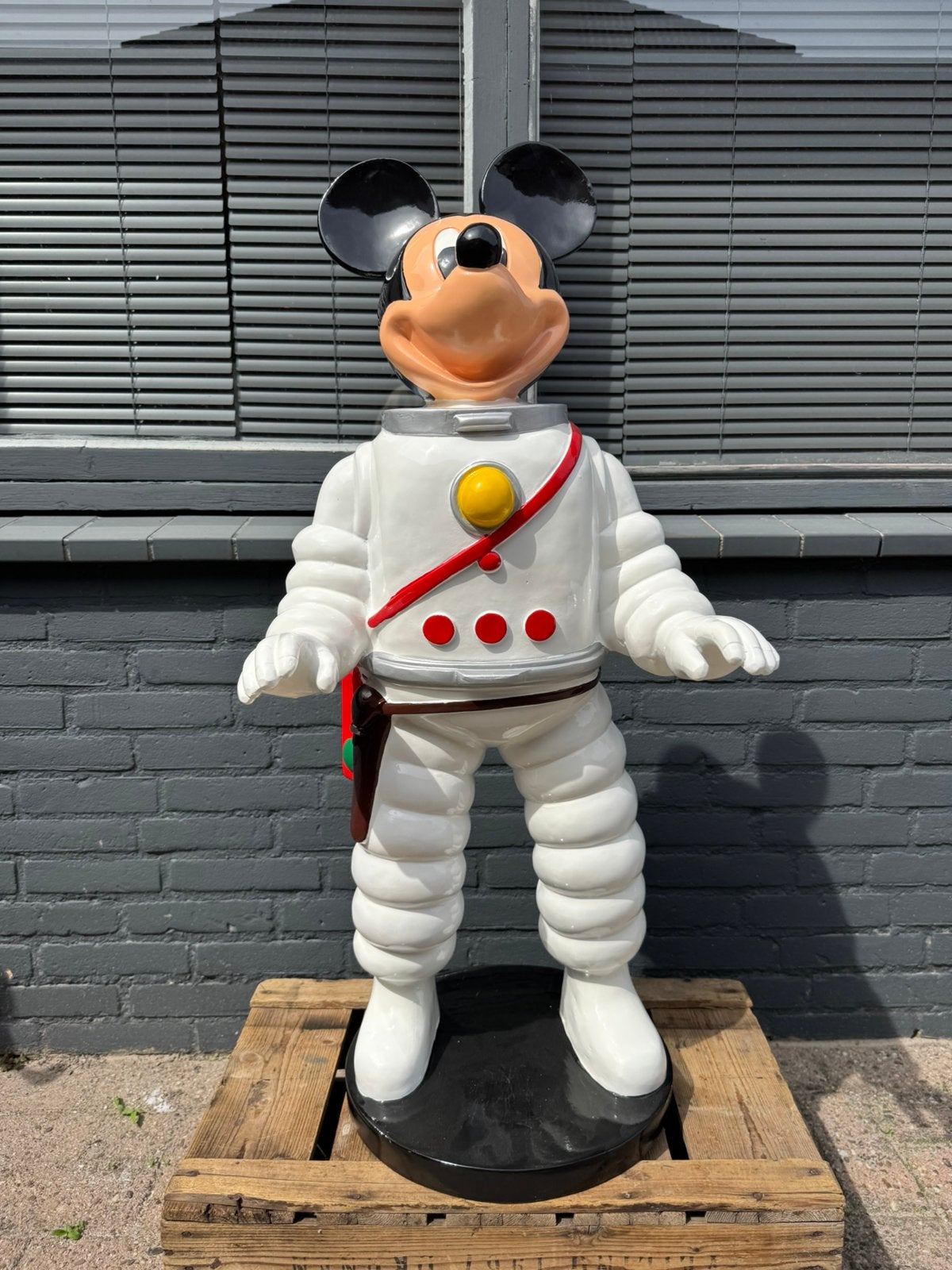 Mickey Mouse Astronaut beeld, Verzamelen, Disney, Zo goed als nieuw, Mickey Mouse, Ophalen