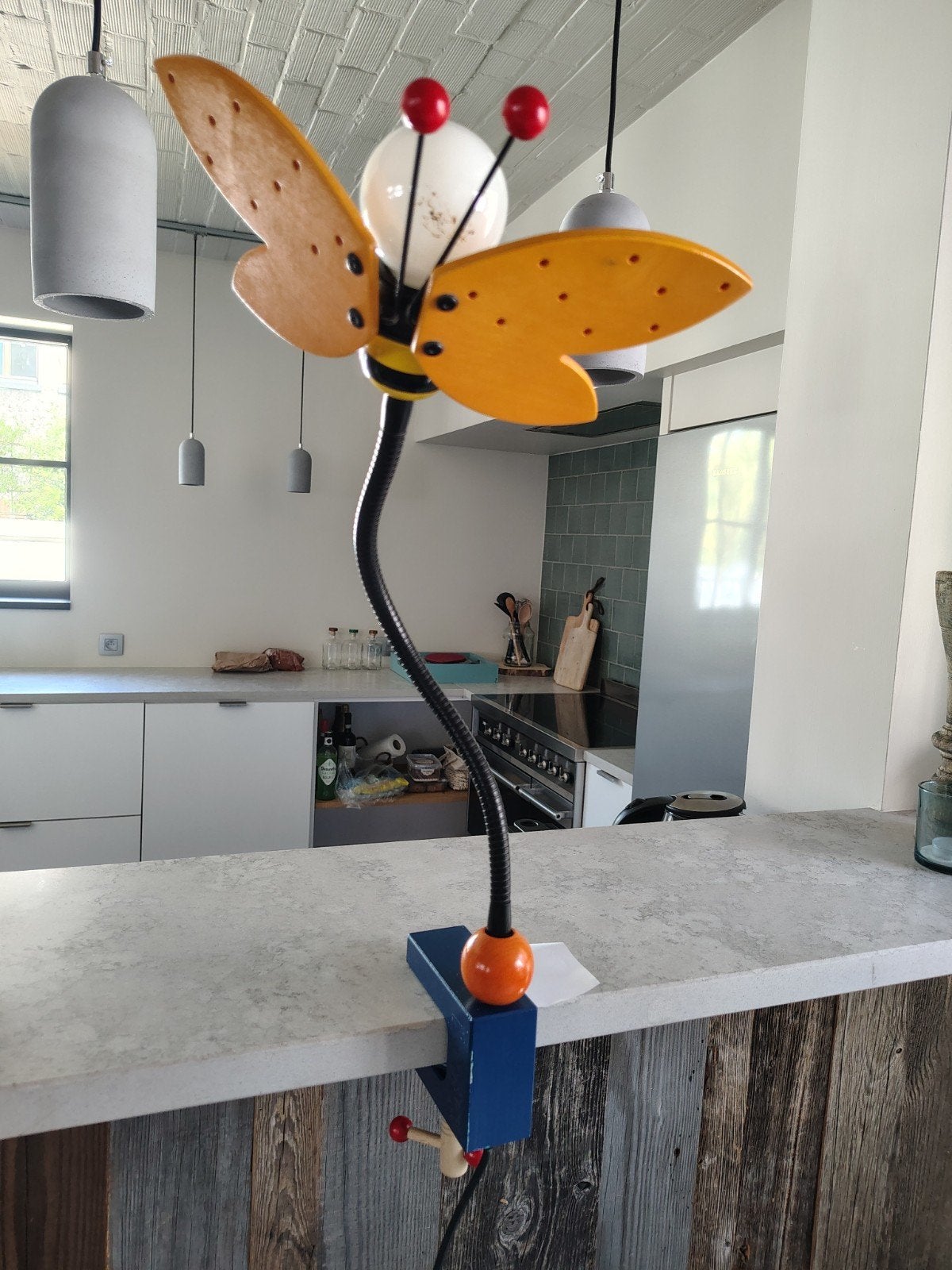Klemlamp HABA "Heisse Biene", Ophalen, Zo goed als nieuw, Met schakelaar