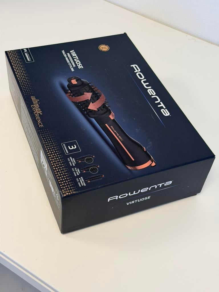 Brosse rotative à boucles Rowenta Virtuose, sèche-cheveux, Enlèvement ou Envoi, Neuf, Sèche-cheveux