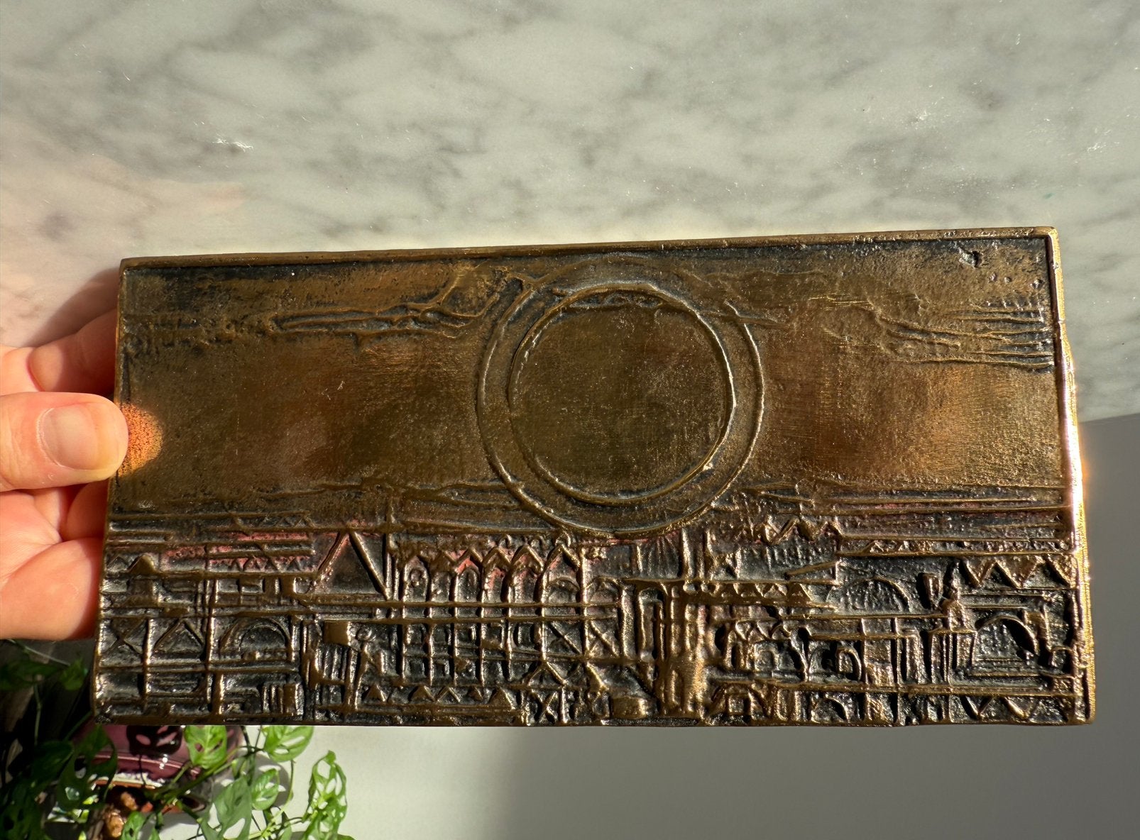 Verguld brons kunstwerk Roger Bonduel, Antiek en Kunst, Ophalen, Brons