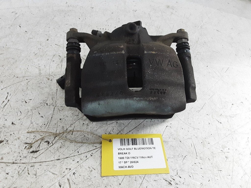 ETRIER DE FREIN AVANT DROIT Golf VII Variant (AUVV), Volkswagen, Volkswagen AG, Utilisé, Kundenbetreuung@volkswagen.de